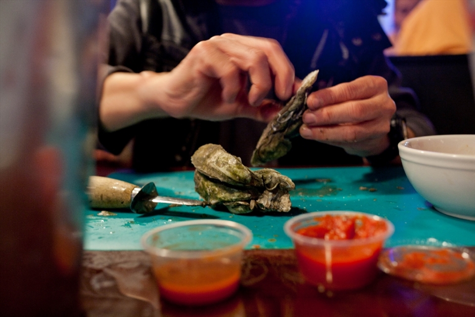 Trying out new things. The first time I had oyster in my entire life was in South Carolina during their annual Oyster Festival.