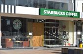 Starbucks - cleared just after the earthquake and boarded up ever since: by hannahhackett, Views[676]
