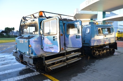 The Hagglund at the Antarctic Centre!