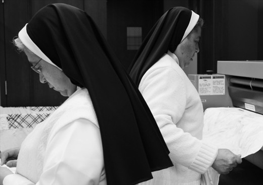 Sister Clarisa and Sister Esperanza