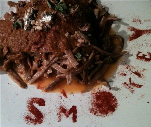 Smokey - My re-invention of pasta puttanesca