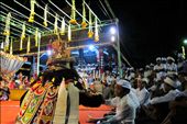 Balinese kids are enthusiastic to watch dance performances as they take over the front row. in the middle of a dance performance a fully dressed dancing figure called 'Jauk Tunggal' gives hi-five to a boy and it immediately cheers him up. It's already late at night when people come to see and they are wearing the same traditional clothing.: by hannanabila, Views[796]