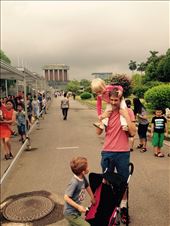 After visiting the Ho Chi Minh mausoleum (in the background) where the great leader is displayed in a glass coffin.: by hannap, Views[224]