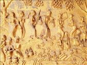Detail on the wall of the Wat Mai temple in Luang Prabang.: by hannap, Views[184]