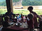 Beautiful lunch along the Mekong river.: by hannap, Views[420]