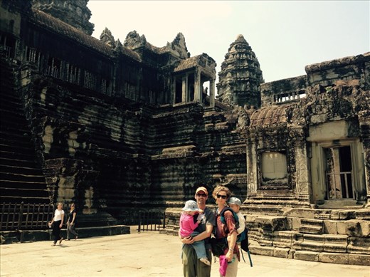 Posing in front of the final tear of the the temple - the gateway to heaven. Only the king would enter here by means of an elaborate ceremony.