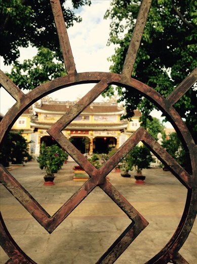 A Buddhist pagoda in Hoi An.