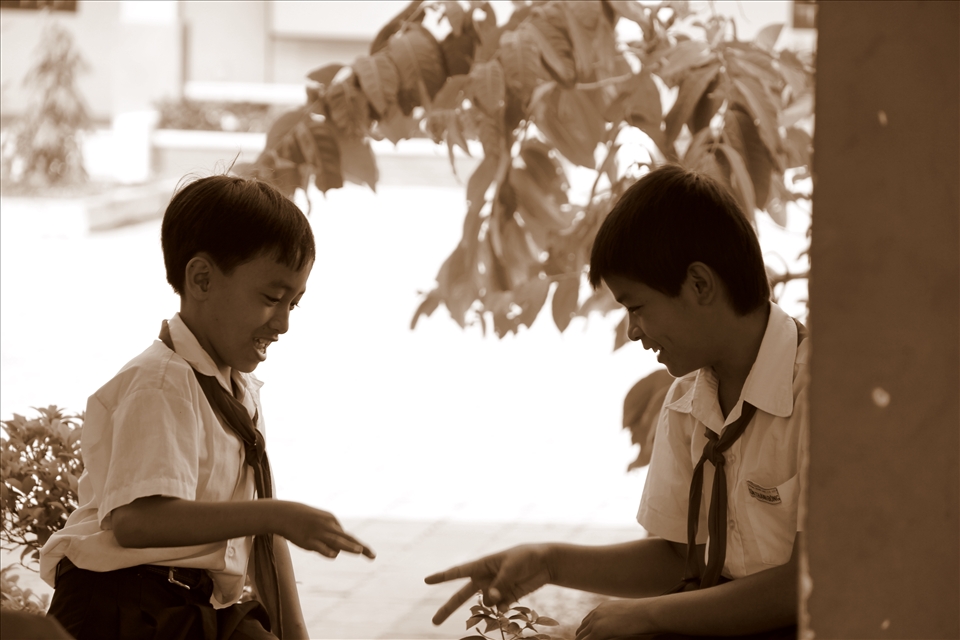 They are still happy despite the poverty and hardship they are going through
