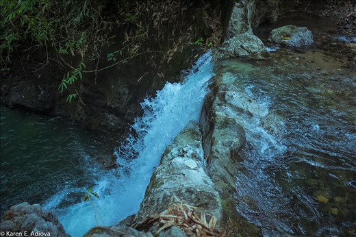On top of Paraiso Falls.