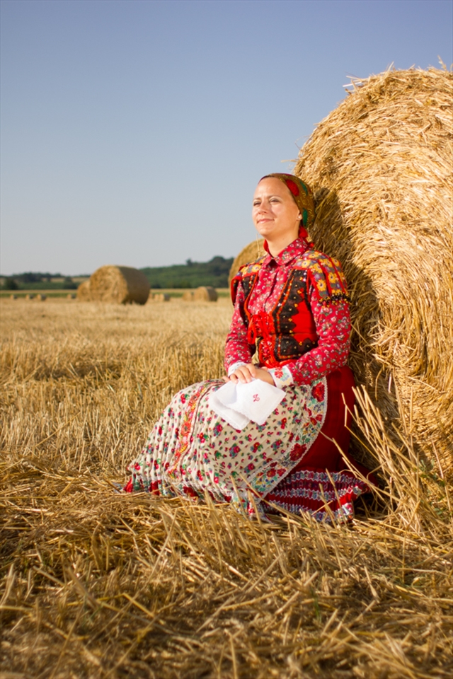 Hungarian folk dress