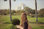 lotus temple, learning to take my shoes off: by happytobealearner, Views[236]