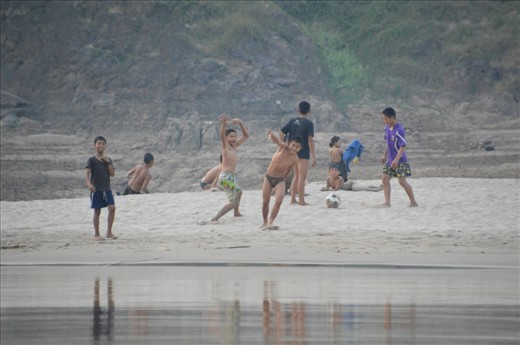 Happy and free. How does this not put a smile on your face. The Mekong's dark history is certainly brightened and forgotten with the spirit of these kids playing on the shore. They loved the interaction with tourists and travellers a like.