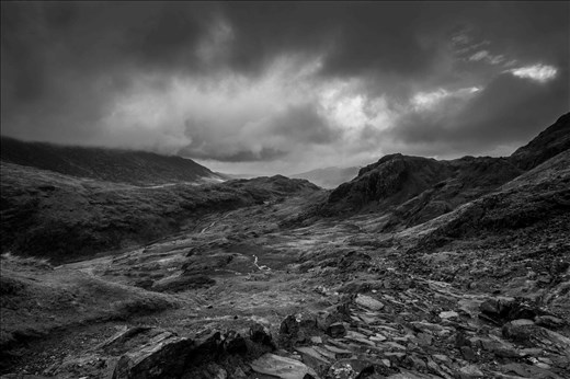 Being chased by a weather front - Snowdonia