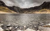 A mountain lake in the Glyders, I later disappeared into the clouds above.  : by harrisonjj, Views[206]