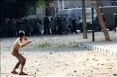 Child during clashes near the U.S. embassy in Cairo: by hassan7, Views[452]