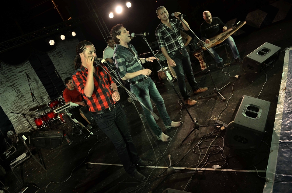 Art field ceremony beginning of each month in Abdeen Square, Cairo, is free to t