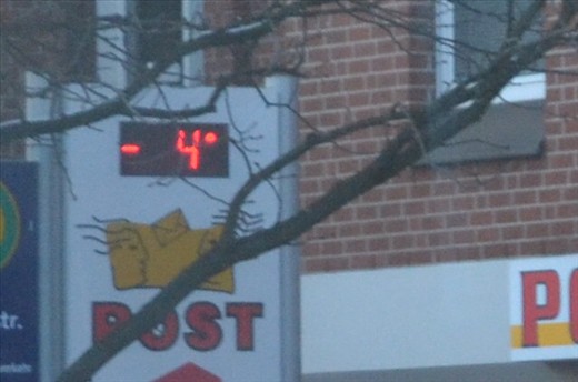 Todays temperature. 