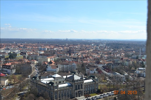 View from the top of the Town Hall 