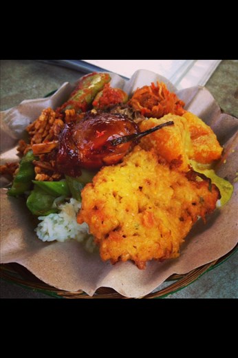 Buffet cart galore - pumpkin curry top right