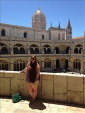 This is me with the interior courtyard of the monastery in the background. : by hayleythenomad, Views[339]