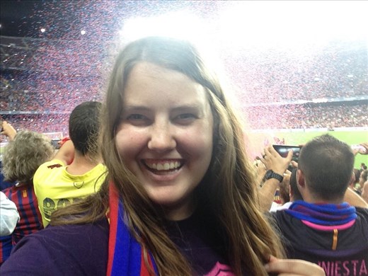 You could say I'm a little excited, Camp Nou, Barcelona