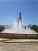 The huge fountain in Plaza de Espana, Sevilla: by hayleythenomad, Views[222]
