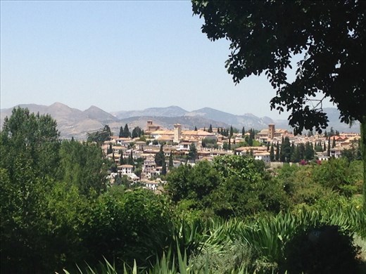 View of Granada from La Alhambra 