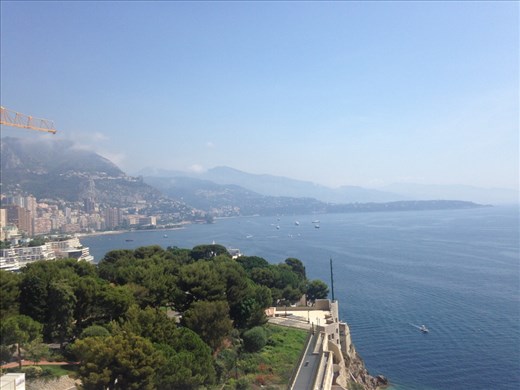 View from the top of Musee Oceanographique de Monaco