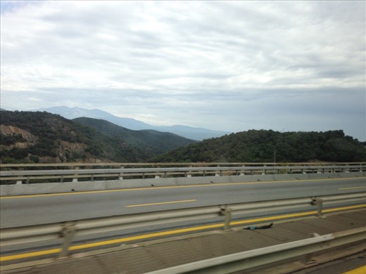 Just past the Spanish-France border on the French side