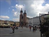 View from the front door of my hostel, Kraków : by hayleythenomad, Views[265]