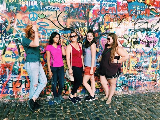 Lennon Wall, Prague