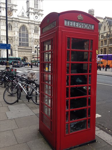 Classic telephone booth, London 