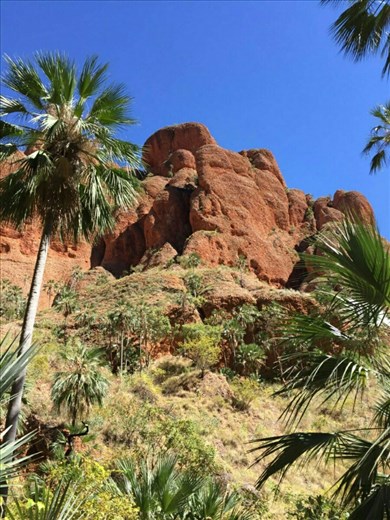 Echidna Chasm in the north of the park. The gorges are very different to the ones in the south.