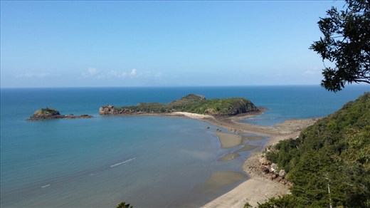 Kuestenlinie entlang des Cape's