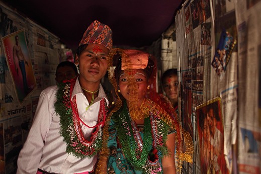 Traditional weeding party in Bhutanese Refugee Camp, Nepal, March 2012 