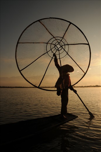 sunrise, Inle Lake