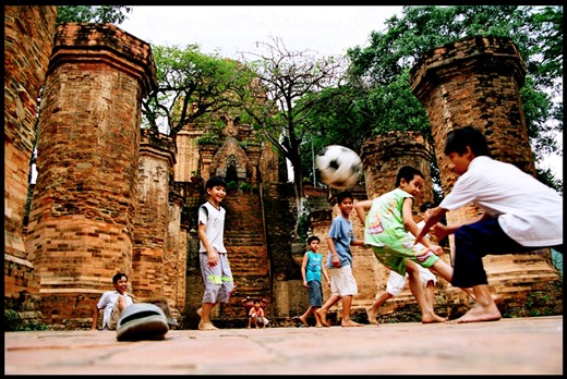 Kids playground in Vietnam- the people always willing to smile and enjoy life