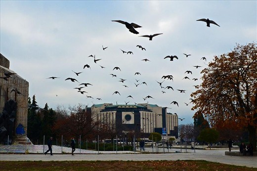 Sofia, Bulgaria. There is something in the air.