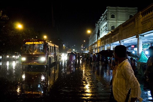 A WET EVENING - A VERY OLD PLACE ESPLANED CENTRAL KOLKATA WITH A HERITAGE HOTEL