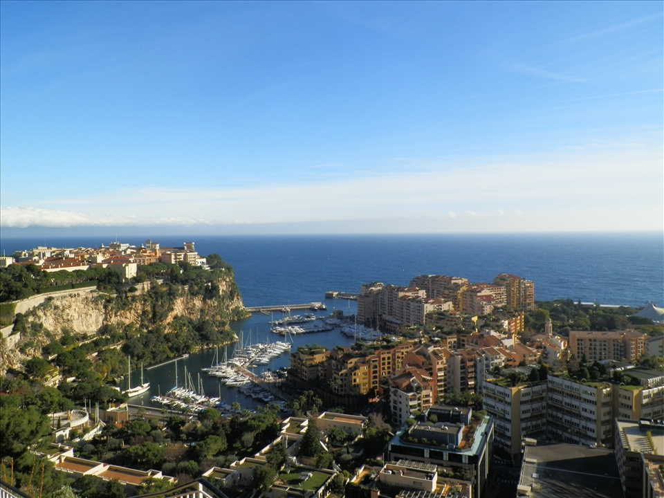 A higher view of  a beautiful world that's open for exploration. Monaco, France