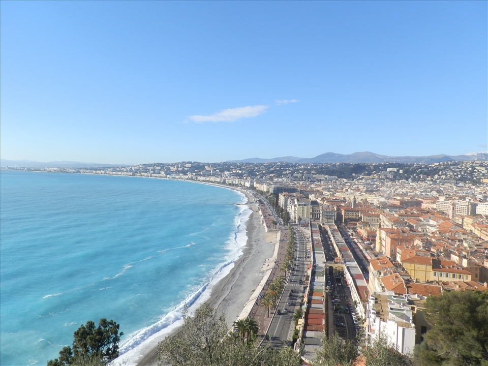 A higher view of  a beautiful world. Nice, France