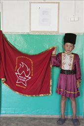 A little boy that is still a Pioneer, like in the Soviet times: by hesterdb, Views[442]