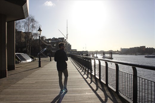 The lost walk to the London eye!.. We ended up near Canary wharf!! Wooooops