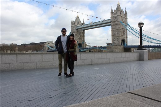 We eventually made it to the left side of tower bridge.. It only took us 3 hours later then planned but we got there!  