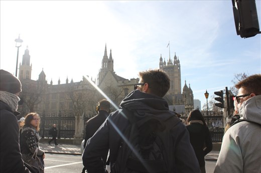 Day 3.. We took a deep breath..bought an Oyster card and faced the underground/overground.. Easiest.. System..ever!! We got the underground all the way to Westminster and came up here to the sun shining and the air chilling.. Again!