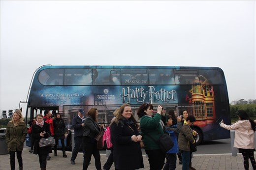 This was the super cool double decker that picked us up from Watford junction and drove us out to the studio