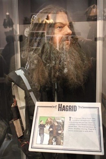 Hagrids head is fake!!! Completely mechanical that sat on top of the actor to make him extra big! #mindblown