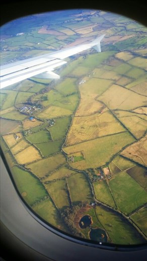 Flying in to Dublin..