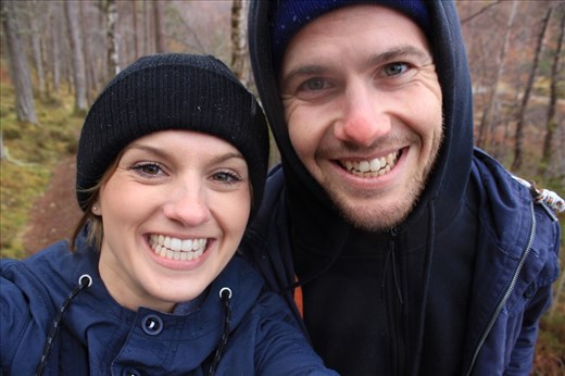 It was so freaking cold at Corrieshallock. . We almost lost our noses!