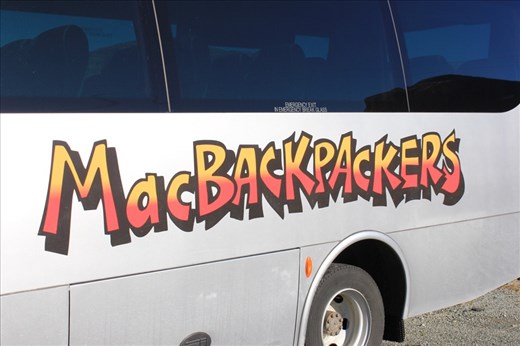 Our sexy Macbackpackers bus!